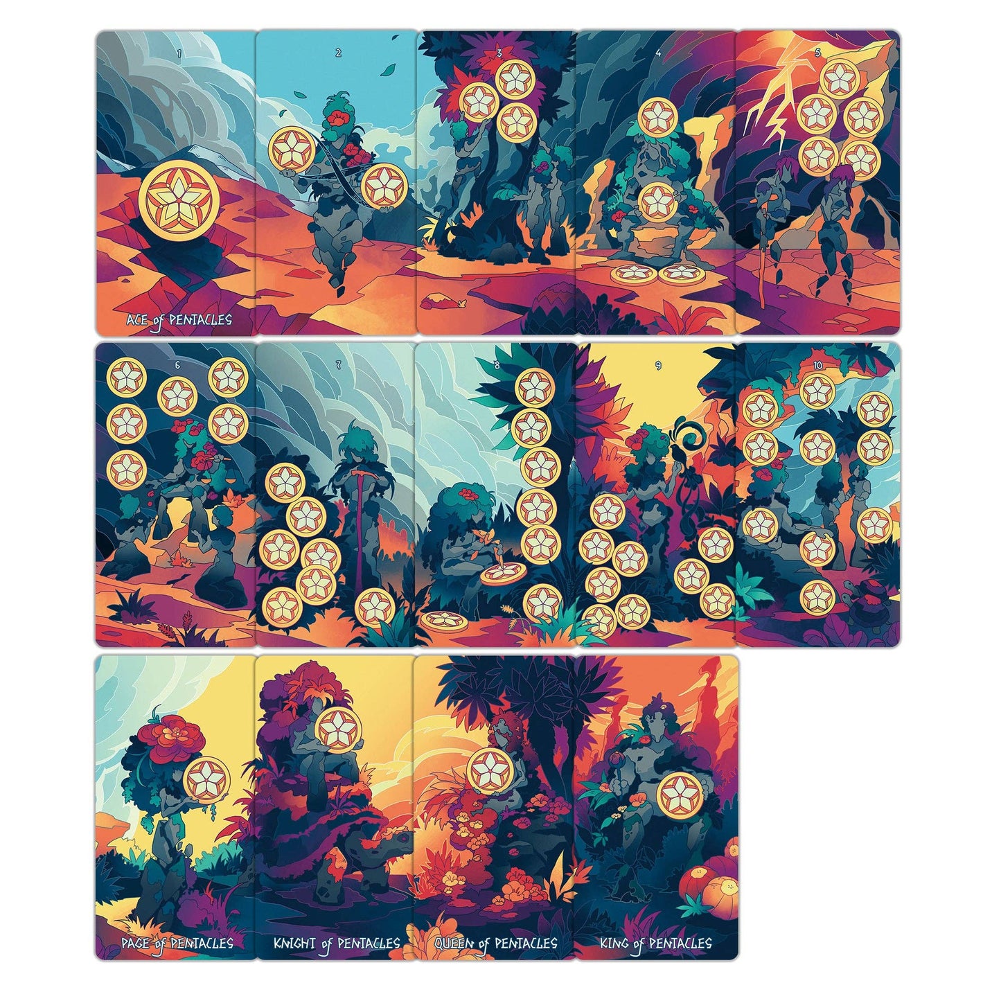 Elemental Strength Tarot: Portable