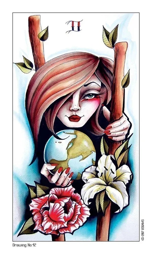 Eight Coins' Tattoo Tarot image 4