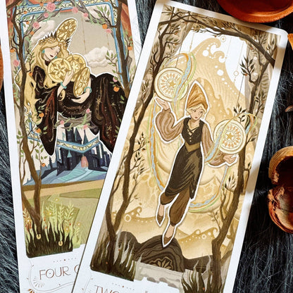 The Lighthouse in Fog Tarot: Blue / Portable