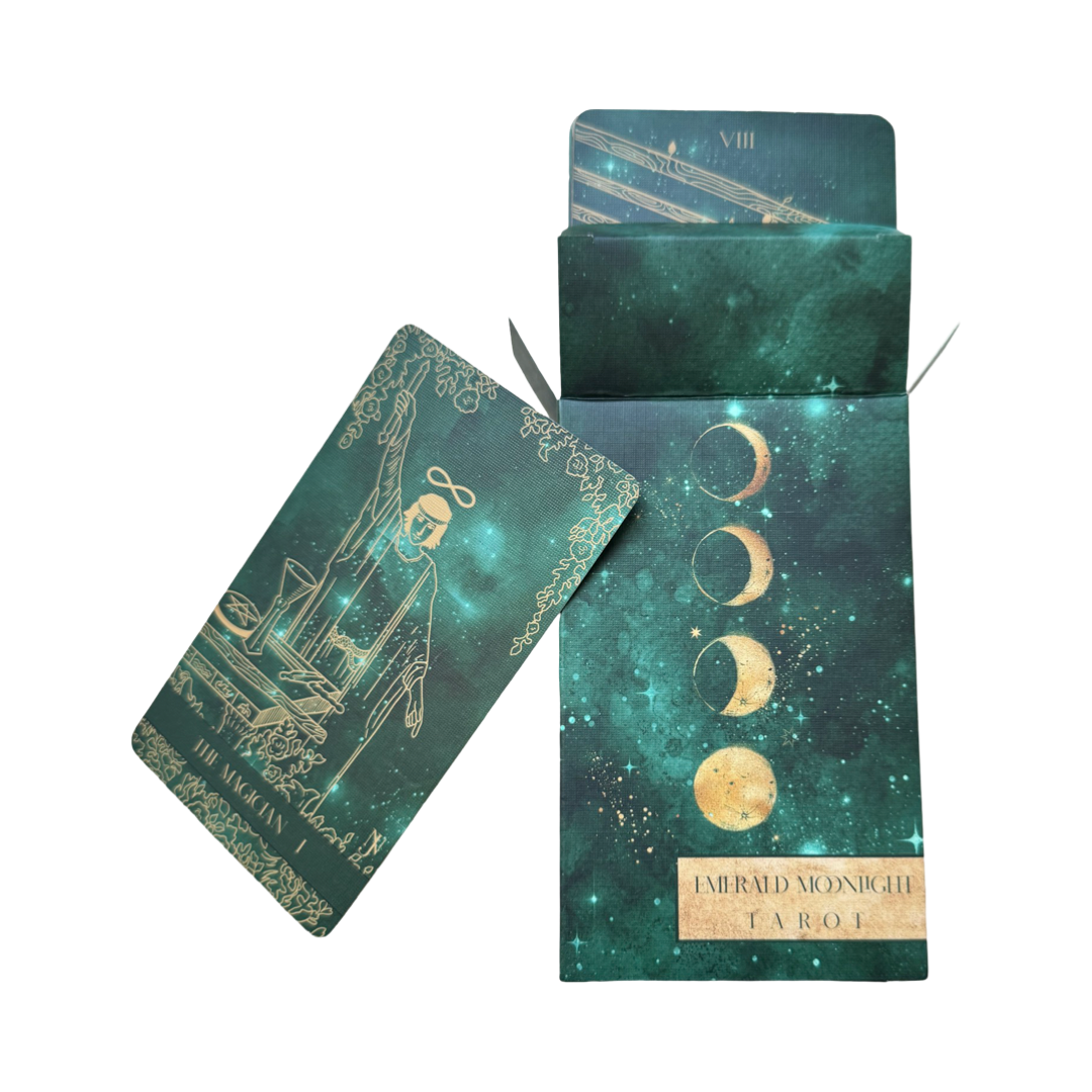Emerald Moonlight Tarot Cards- Based on Rider Waite Tarot