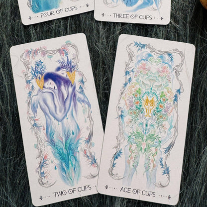 The Lighthouse in Fog Tarot: Blue / Portable
