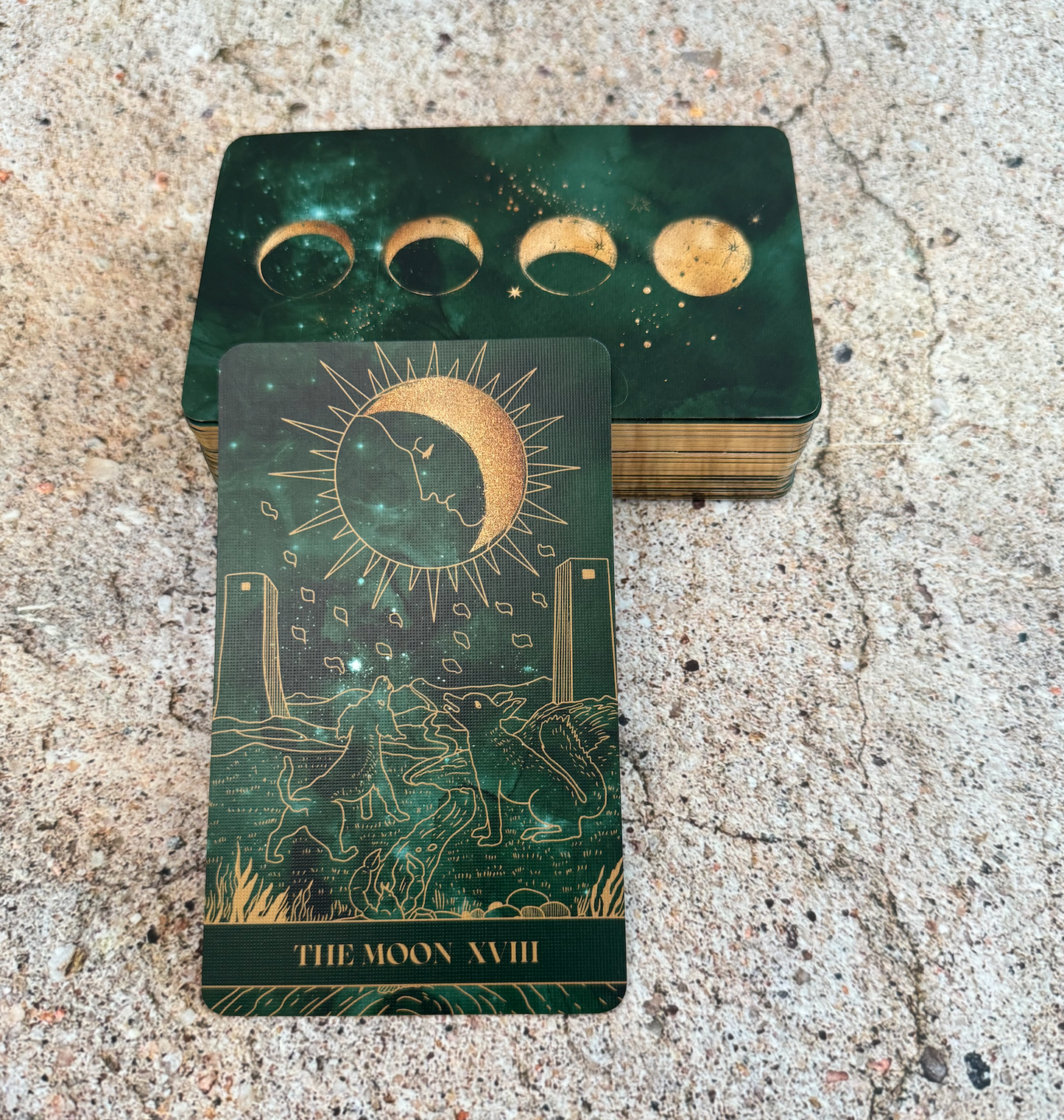 Emerald Moonlight Tarot Cards- Based on Rider Waite Tarot