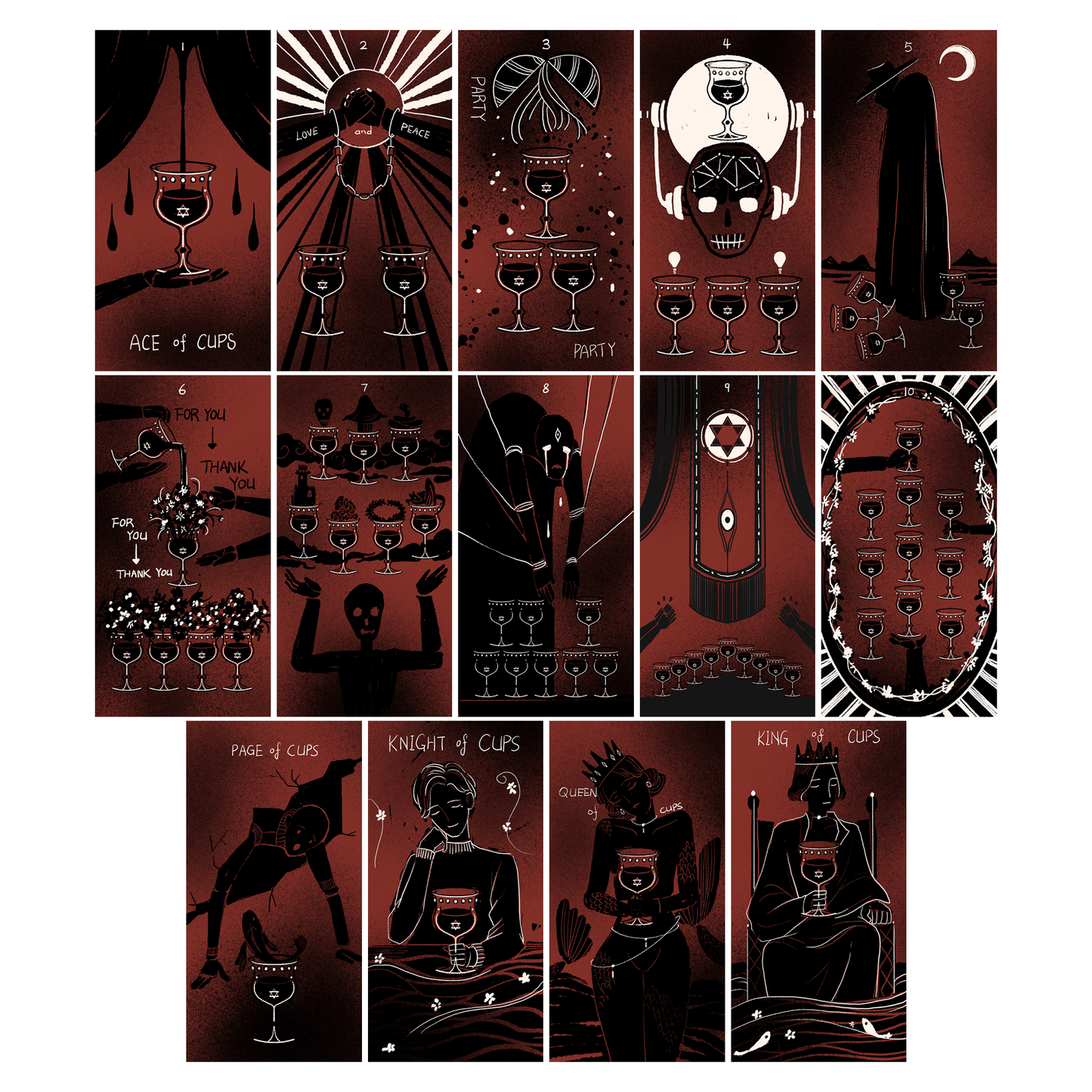 Dirty Red Tarot: Portable
