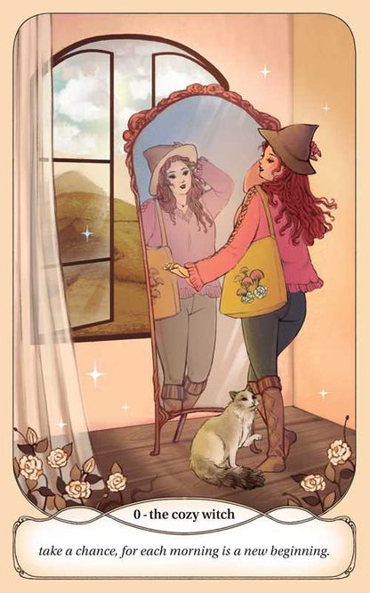 Cozy Witch Tarot Deck and Guidebook by Amanda  Lovelace: Mixed Media; 128 pages / English