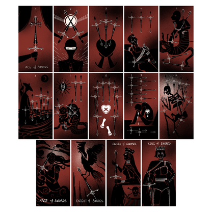 Dirty Red Tarot: Portable