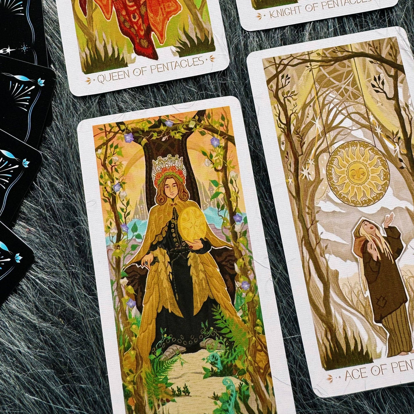 The Lighthouse in Fog Tarot: Blue / Portable