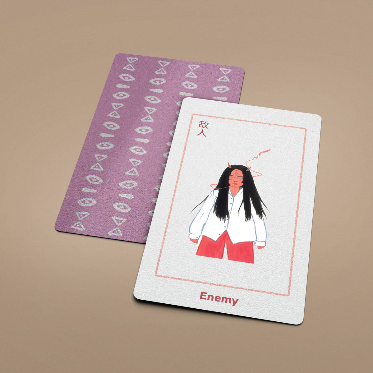 Pink Pain Tarot 78+2 Extra Cards Deck