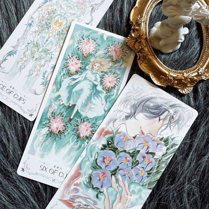 The Lighthouse in Fog Tarot: Blue / Portable