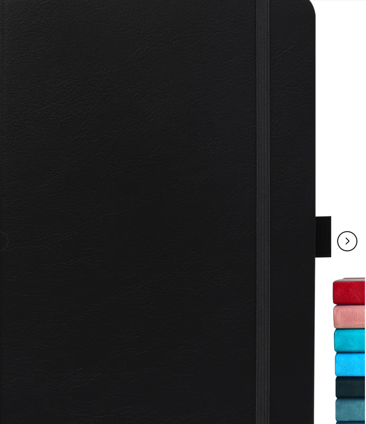8.50 x 5.50in - A5 Notebooks - Vegan Leather - LINED: Mint / Lined