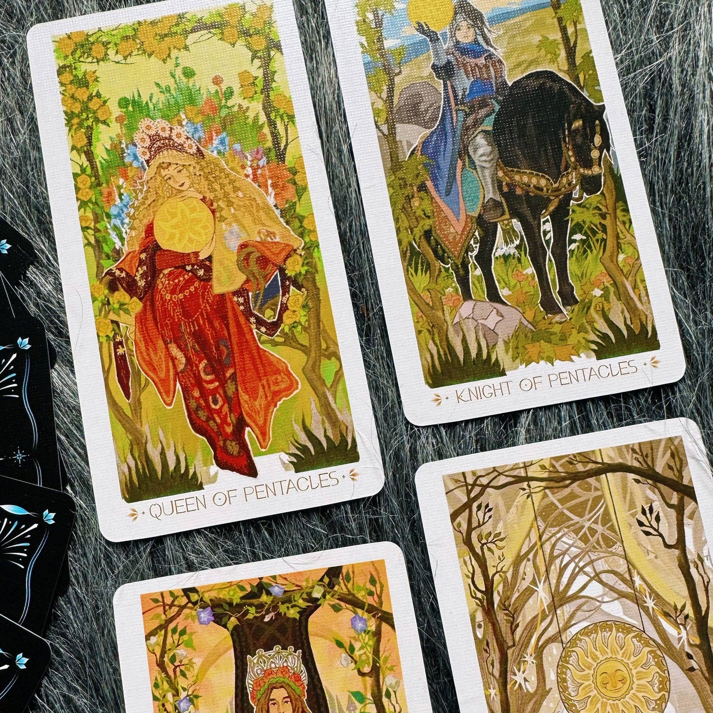 The Lighthouse in Fog Tarot: Blue / Portable