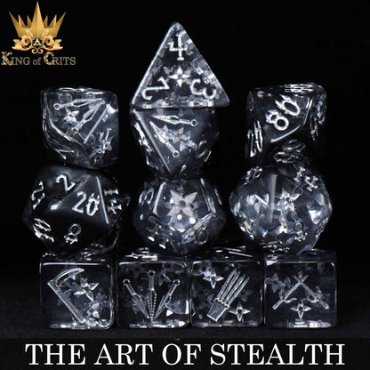 The Art of Stealth - 11 Dice Set