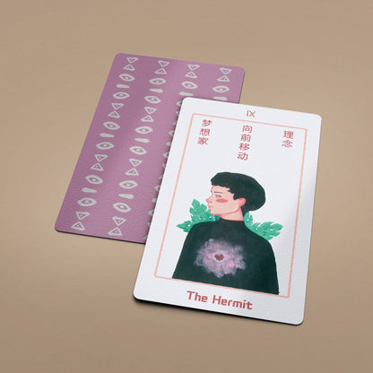 Pink Pain Tarot 78+2 Extra Cards Deck