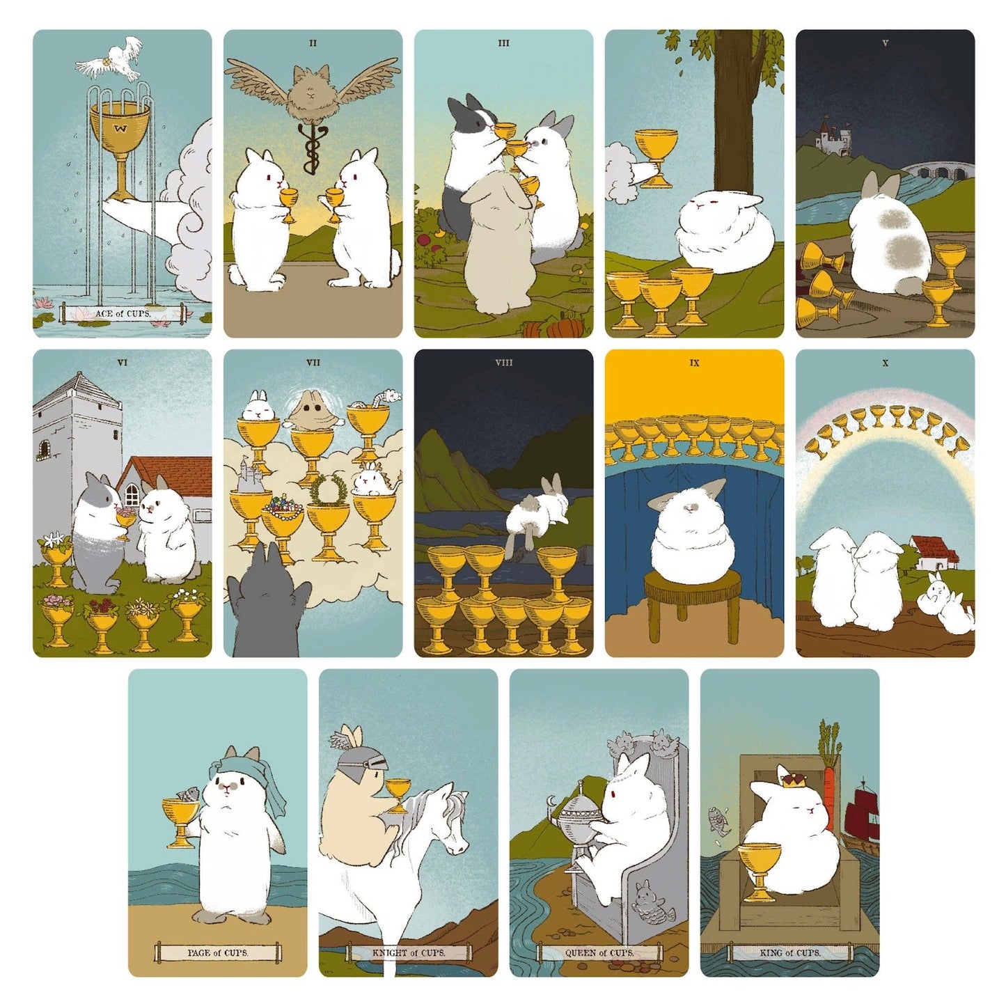 World of Bunnies Tarot: 1.0 Green