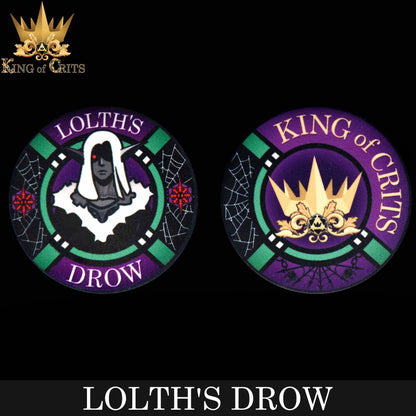 Lolth's Drow - 11 Dice Set