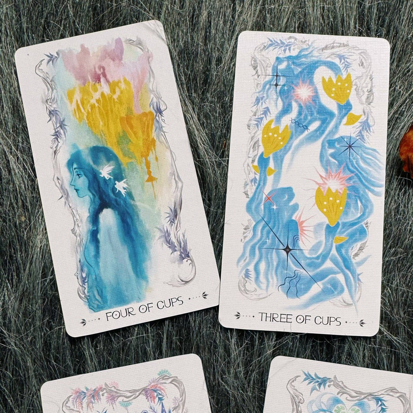 The Lighthouse in Fog Tarot: Blue / Portable