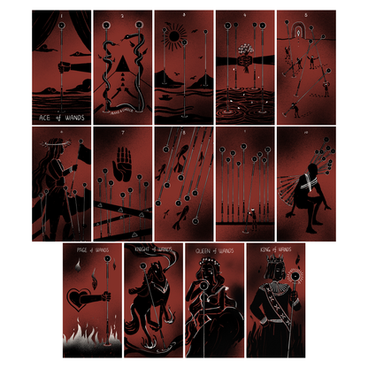 Dirty Red Tarot: Portable