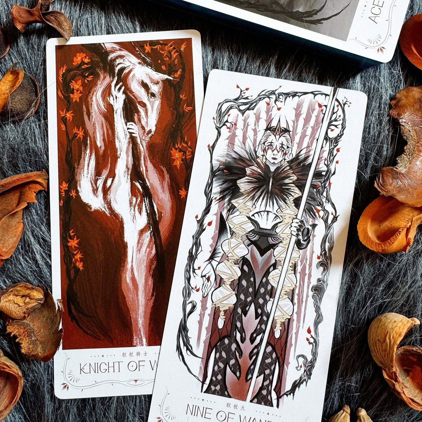 The Lighthouse in Fog Tarot: Blue / Portable