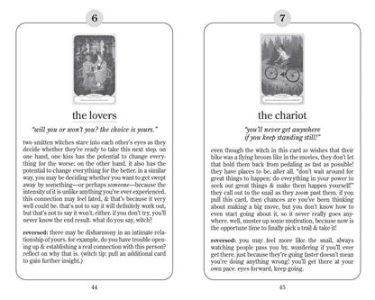Cozy Witch Tarot Deck and Guidebook by Amanda  Lovelace: Mixed Media; 128 pages / English