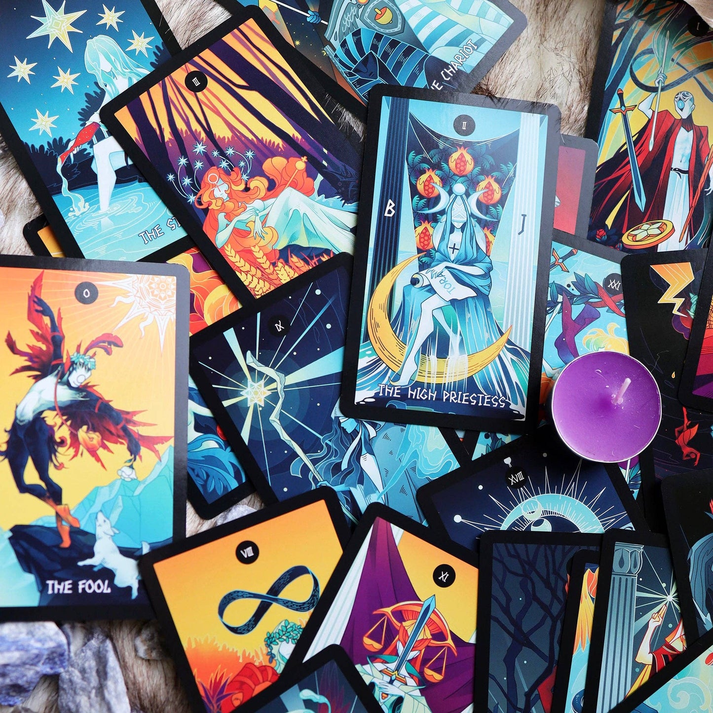 Elemental Strength Tarot: Portable